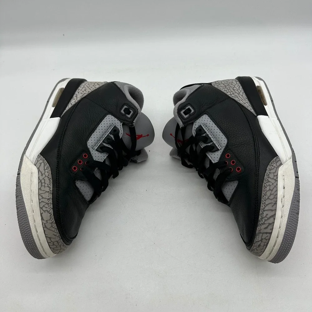 Nike DM0967-010 Youth 7Y Sneakers Air Jordan 3 Retro OG GS Black Cement 2024